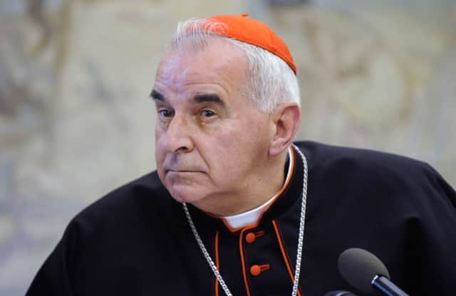 Cardinal Keith O'Brien, pictured in 2010. Picture: Ian Rutherford