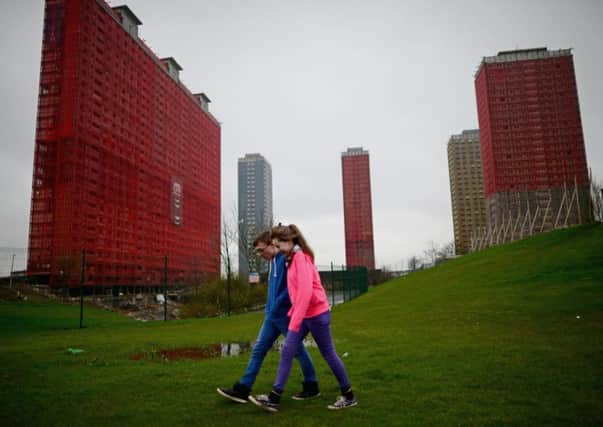 More than 4,000 people have signed a petition opposing the demolition of the Red Road flats as part of the Commonwealth Games opening ceremony. Picture: Getty