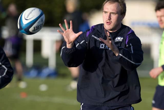 Steve McColl made it into the Scotland training squad last year and is hoping to be part of the national set-up again now that he will be playing in the English Premiership for Gloucester. Picture: SNS