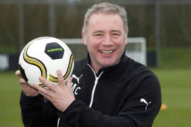 As he looks ahead to tomorrows Ramsdens Cup final against Raith Rovers, Rangers manager Ally McCoist describes the occasion as a proper game with both clubs having sold all their tickets. Picture: SNS