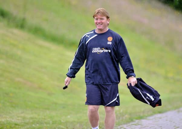 Motherwell manager Stuart McCall. Picture: Roberto Cavieres