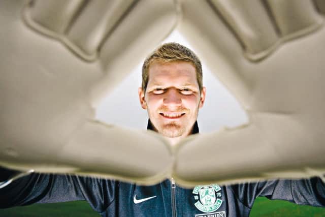 Hibernian goalkeeper Ben Williams says his team need to take as many points as possible to avoid a potential relegation play-off at the end of the season. Photograph: Gary Hutchison/SNS