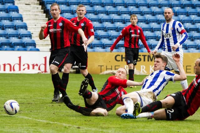 Robbie Muirhead scored early on but St Johnstone came from behind to record a win. Picture: SNS