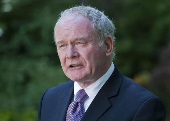 Northern Ireland Deputy First Minister and ex-IRA commander Martin McGuinness. Picture: PA