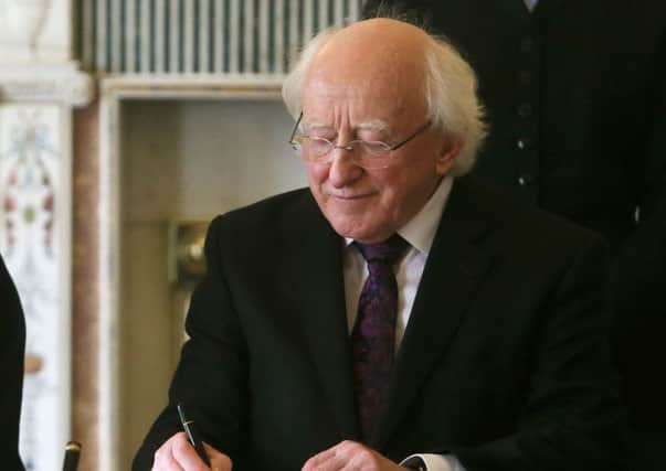President Michael D. Higgins will be the first ever Irish head of state to officially visit the UK Picture: PA