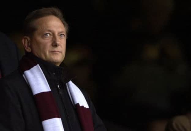 Vladimir Romanov pictured at a Hearts match in 2005. Picture: Cate Gillon