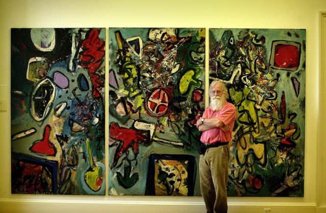 Alan Davie: Grangemouth-born artist whose vivid work is held in more than 50 public collections. Picture: David Moir