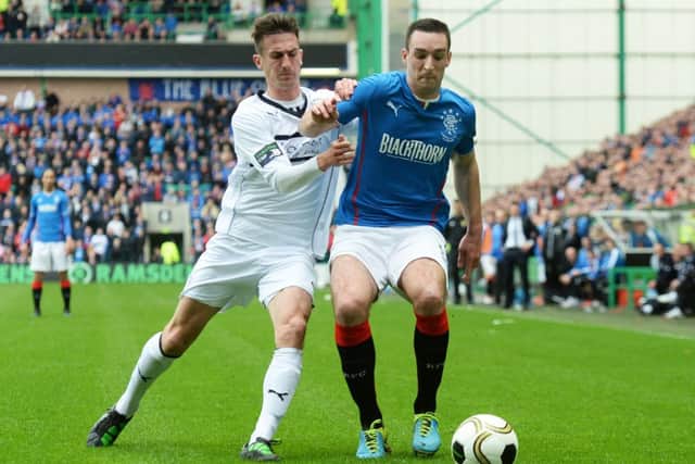 Lee Wallace in action during the Ramsdens Cup final. Picture: SNS