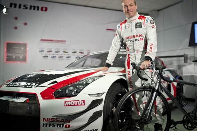 Olympian Sir Chris Hoy has announced that he will complete a full season driving for Nissan. Picture: Getty