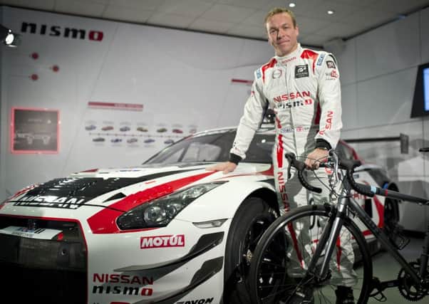 Olympian Sir Chris Hoy has announced that he will complete a full season driving for Nissan. Picture: Getty