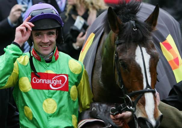 Ruby Walsh: Injuries healing well. Picture: Getty