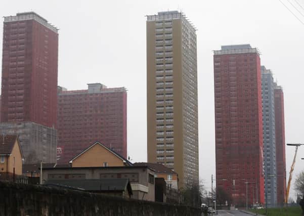 The Red Road flats are duee to be demolished live during the opening ceremony of the Games. Picture: PA