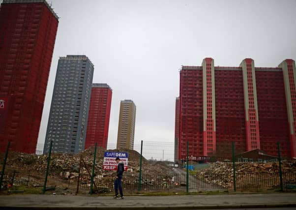 The Red Road flats will not be demolished as part of the Commonwealth Games opening ceremony. Picture: Getty