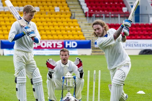 David Wotherspoon, Chris Millar and Stevie May go back to the roots of St Johnstone. Pictures: Alan Harvey/SNS