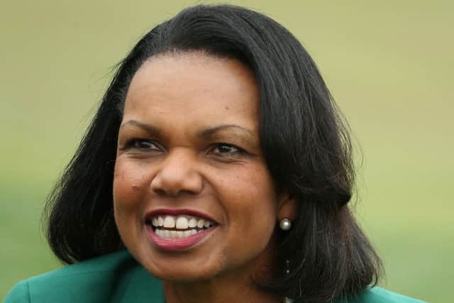Condoleezza Rice (pictured) and businesswoman Darla Moore were granted membership. Picture: Getty