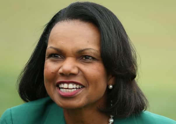 Condoleezza Rice (pictured) and businesswoman Darla Moore were granted membership. Picture: Getty