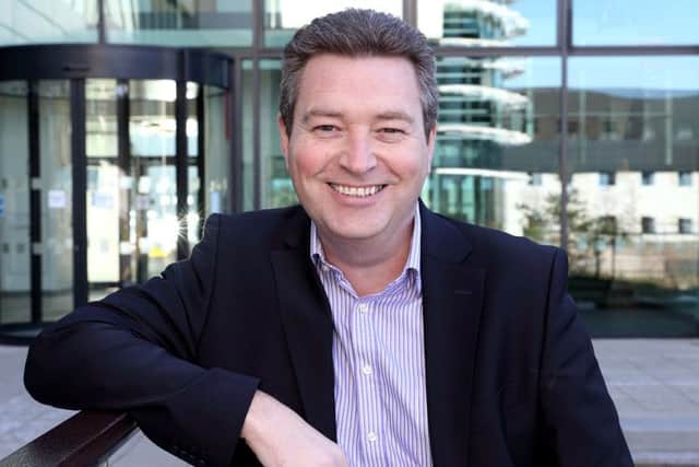 Aston Martin fan Brendan Devine plans to grow car insurer Sure Thing! into a big player. Picture:Anthony M DArcy