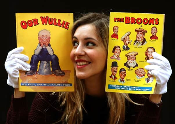 Areti Chavale from Bonhams looks at the very first albums from Oor Wullie and The Broons from the 1940s. Picture: PA