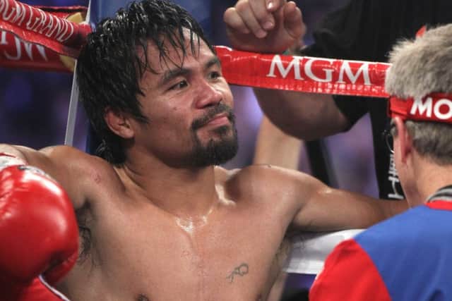 Manny Pacquiao: Unanimous decision. Picture: AP