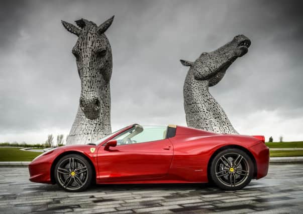 The 458 Spider is the first mid-engined Ferrari to feature a folding metal roof