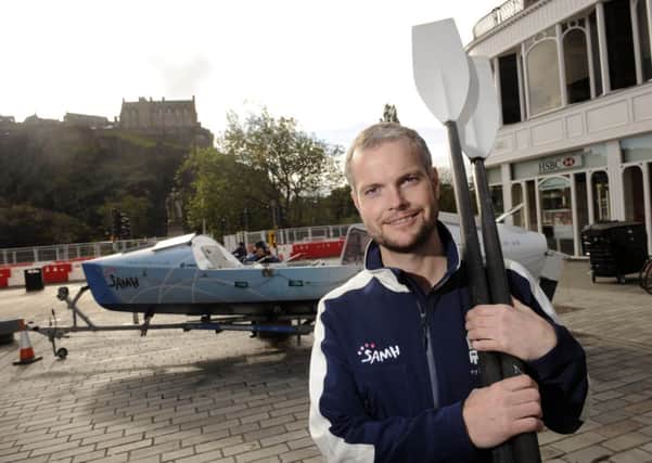 Niall Iain Macdonald hopes to raise awareness of mental health issues by rowing across the Atlantic. Picture: Greg Macvean