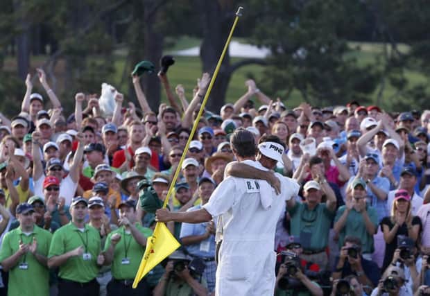 The Masters, won by Bubba Watson, has made the picture for this year's Ryder Cup a little clearer. Picture: Reuters