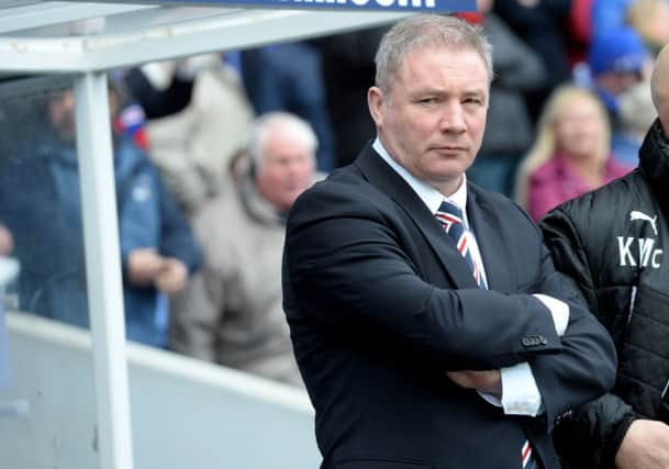 Ally McCoist: Budget worries. Picture: SNS