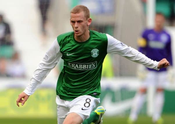 Scott Robertson could return to action for Hibernian. Picture: Ian Rutherford