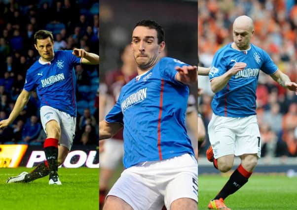 Jon Daly, Lee Wallace and Nicky Law. Pictures: Johnston Press/SNS