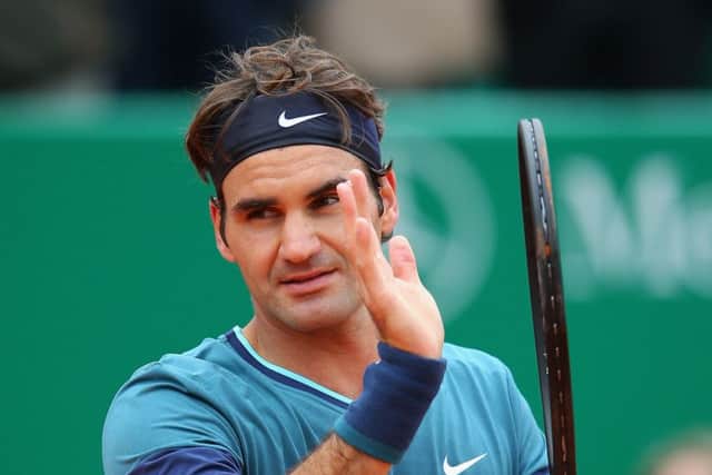 Roger Federer: Comfortable win. Picture: Getty