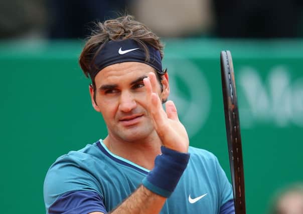 Roger Federer: Comfortable win. Picture: Getty