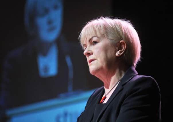 Scotish Labour Party leader Johann Lamont MSP addresses the STUC in Dundee. Picture: Louis Flood