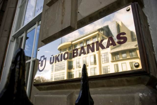 Ukio Bankas Edinburgh head quarters on Castle Street. Picture: Ian Georgeson