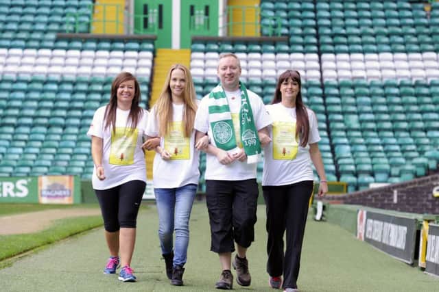 Liverpool and Celtic supporter Iain McGovern will walk 232 miles from Celtic Park to Anfield to raise money for charity. Picture: John Devlin