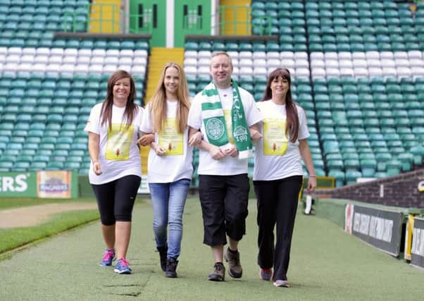 Liverpool and Celtic supporter Iain McGovern will walk 232 miles from Celtic Park to Anfield to raise money for charity. Picture: John Devlin
