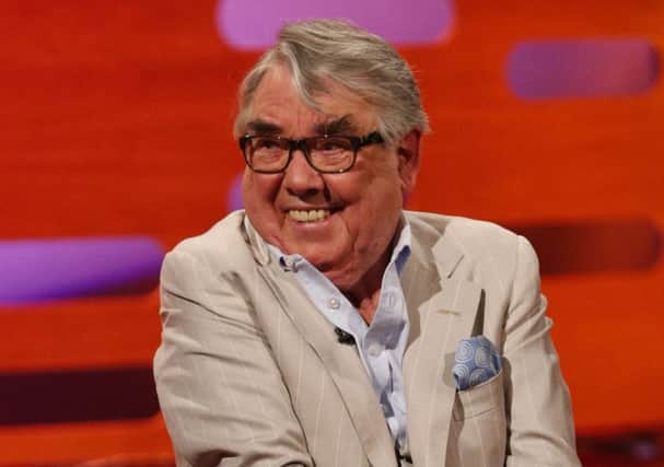 Ronnie Corbett during the filming of the Graham Norton Show in London. Picture: PA