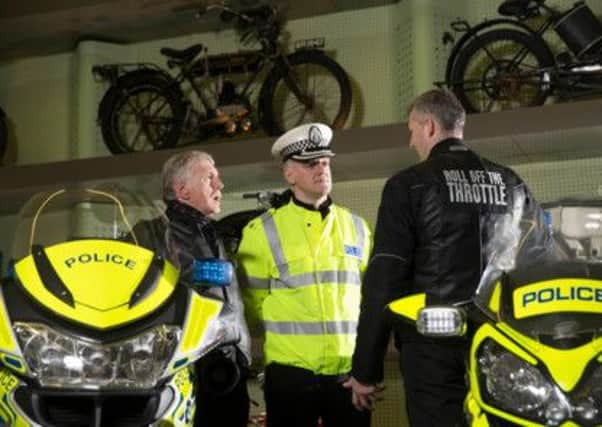 Police Scotland have launched the campaign urging bikers to slow down for their families' sake. Picture: Contributed
