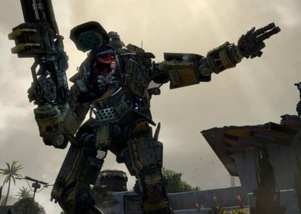 A mech in action in Titanfall. Picture: Contributed