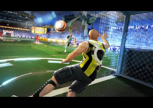The football mini-game lacks the nuanced controls of some of the earlier activities. Picture: Contributed