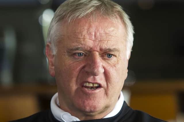 Dunfermline manager Jim Jefferies chats to the media after being presented with the SPFL League One Manager of the Month award for February. Picture: SNS