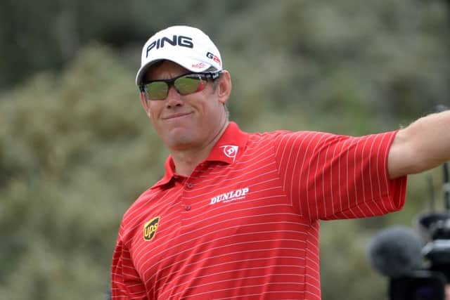 Lee Westwood set the clubhouse target. Picture: Jane Barlow