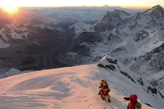 12 people have died after an avalanche on Mount Everest. Picture: AP