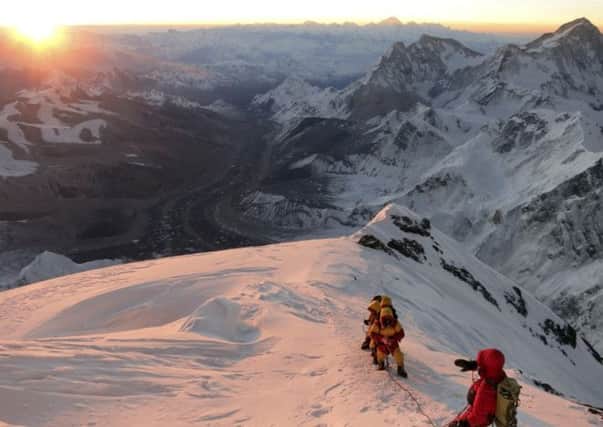 12 people have died after an avalanche on Mount Everest. Picture: AP