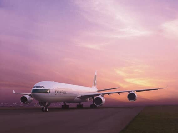 File photo of a Cathay Pacific airliner. THe passenger was on board a Cathay flight to Hong Kong. Picture: Complimentary