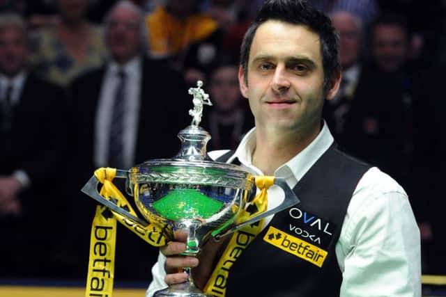 Five-time winner Ronnie OSullivan is chasing a hat-trick of world titles but is still two behind Stephen Hendry. Picture: PA