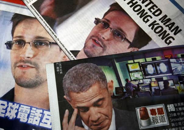 Data protection: Snowden leak 'underscores risk'. Picture: Reuters