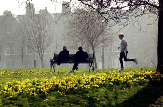 Scotland's life expectancy rates could rise if the population became more active. Picture: TSPL