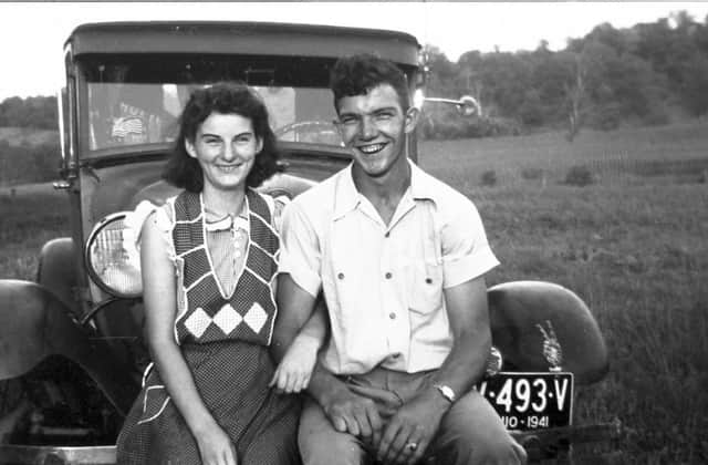 The Felumlees, pictured around 1941, some three years before they were married. Picture: AP