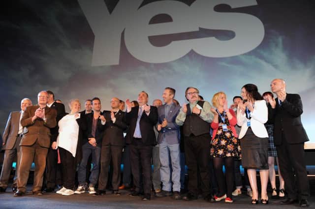 The launch of Yes Scotland, in May 2012. Picture: Ian Rutherford
