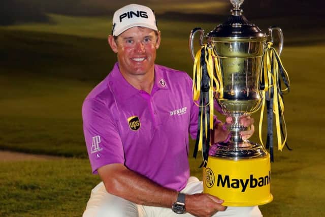 Lee Westwood: Won in Malaysia. Picture: Getty